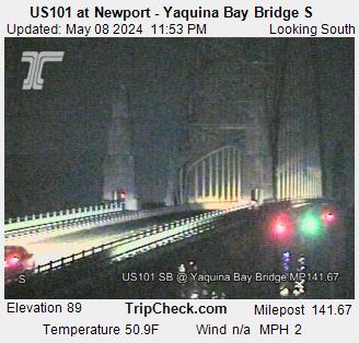 US101 at Newport - Yaquina Bay Bridge S